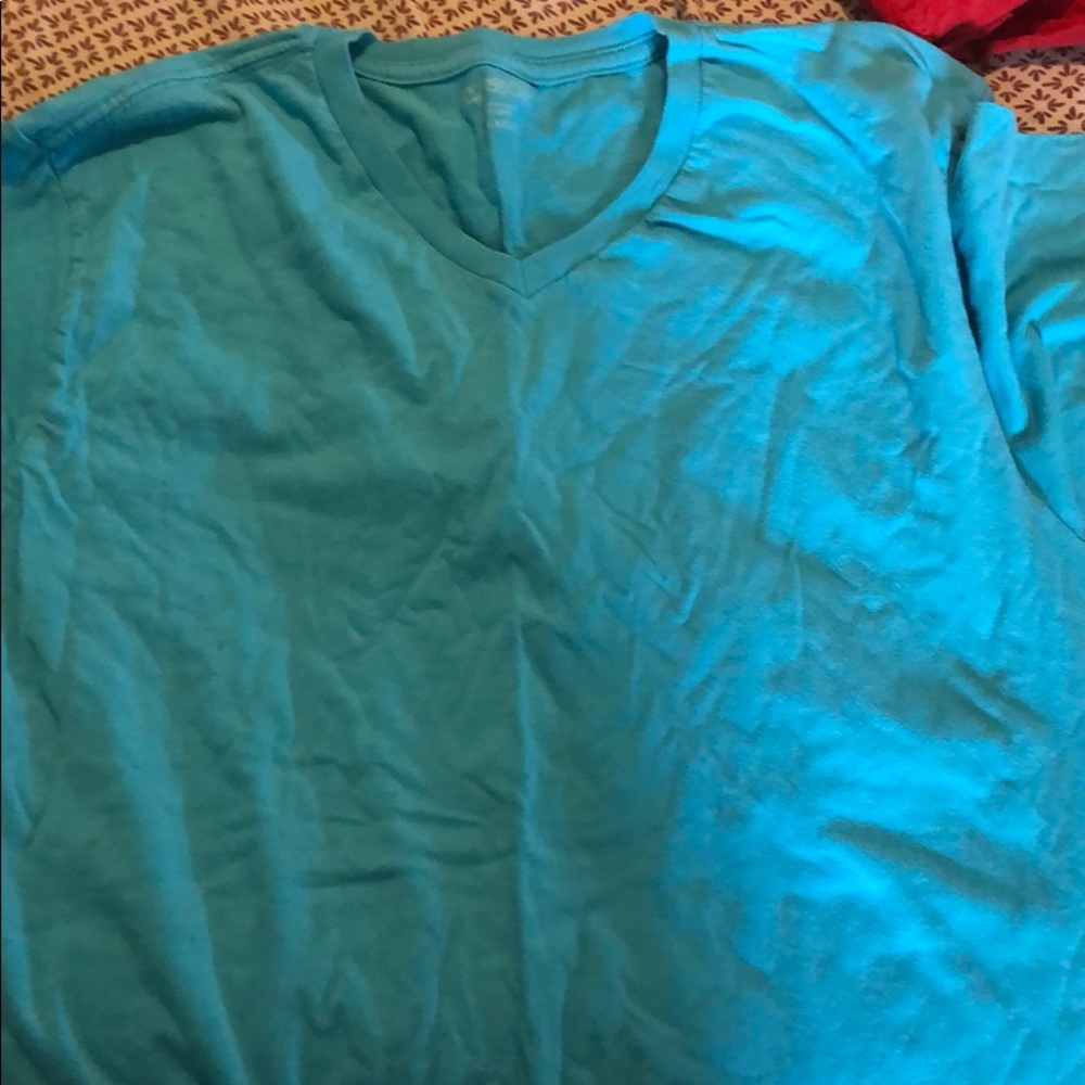 Blue V-Neck